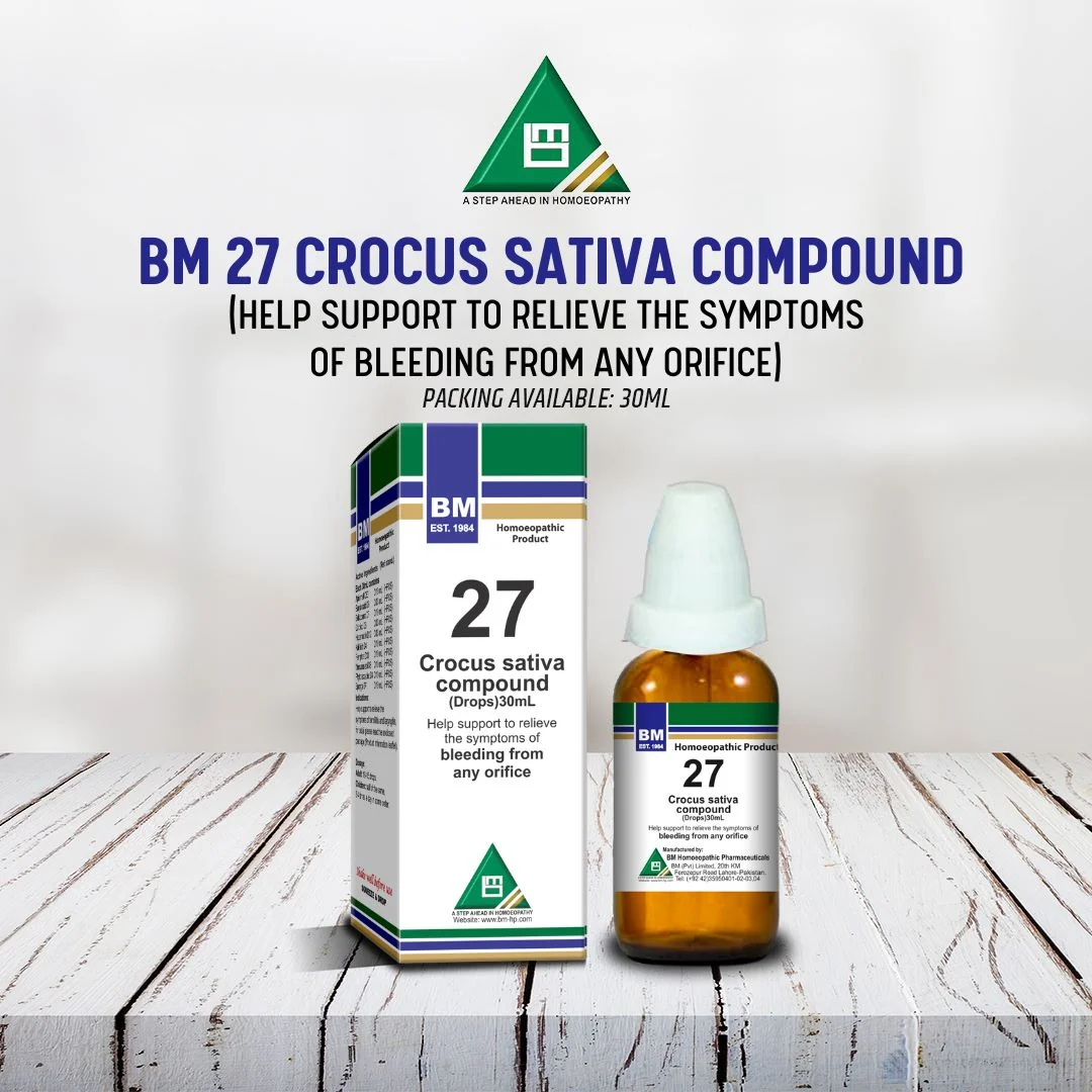 BM27 BM 27 CROCUS SATIVA COMPOUND - Image 1
