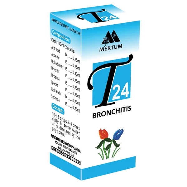 t24 T24 Bronchitis 30ML Drops - Image 1